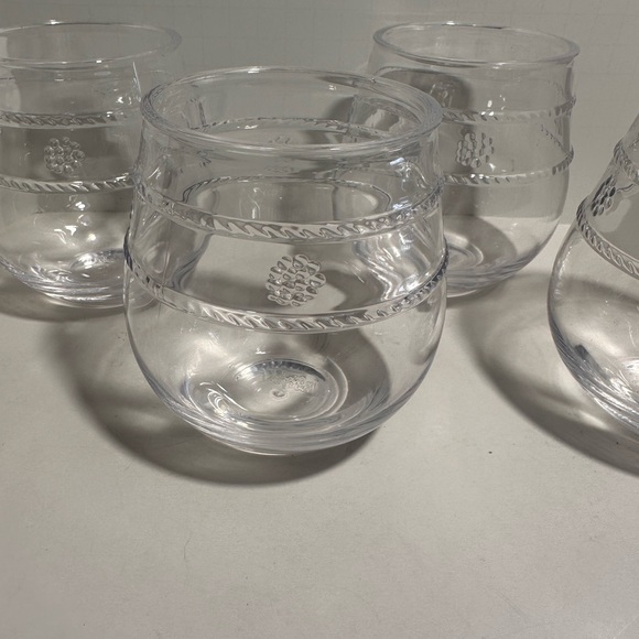 Juliska Dining Juliska Isabella Acrylic Glasses Poshmark